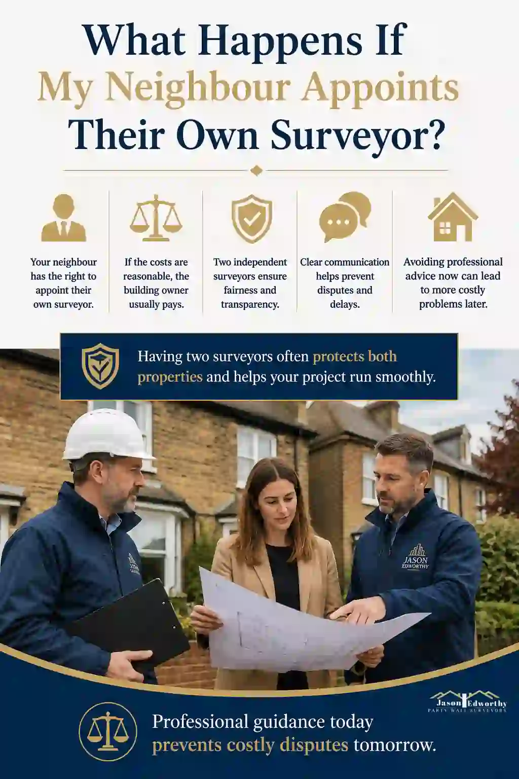 What Happens If My Neighbour Appoints Their Own Surveyor Tadley?
