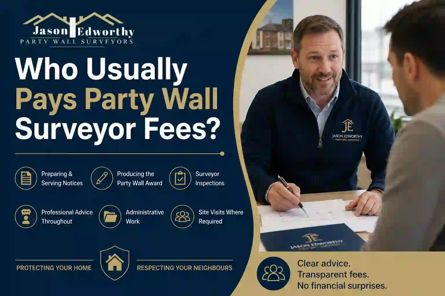 Who Usually Pays Party Wall Surveyor Fees Tadley?