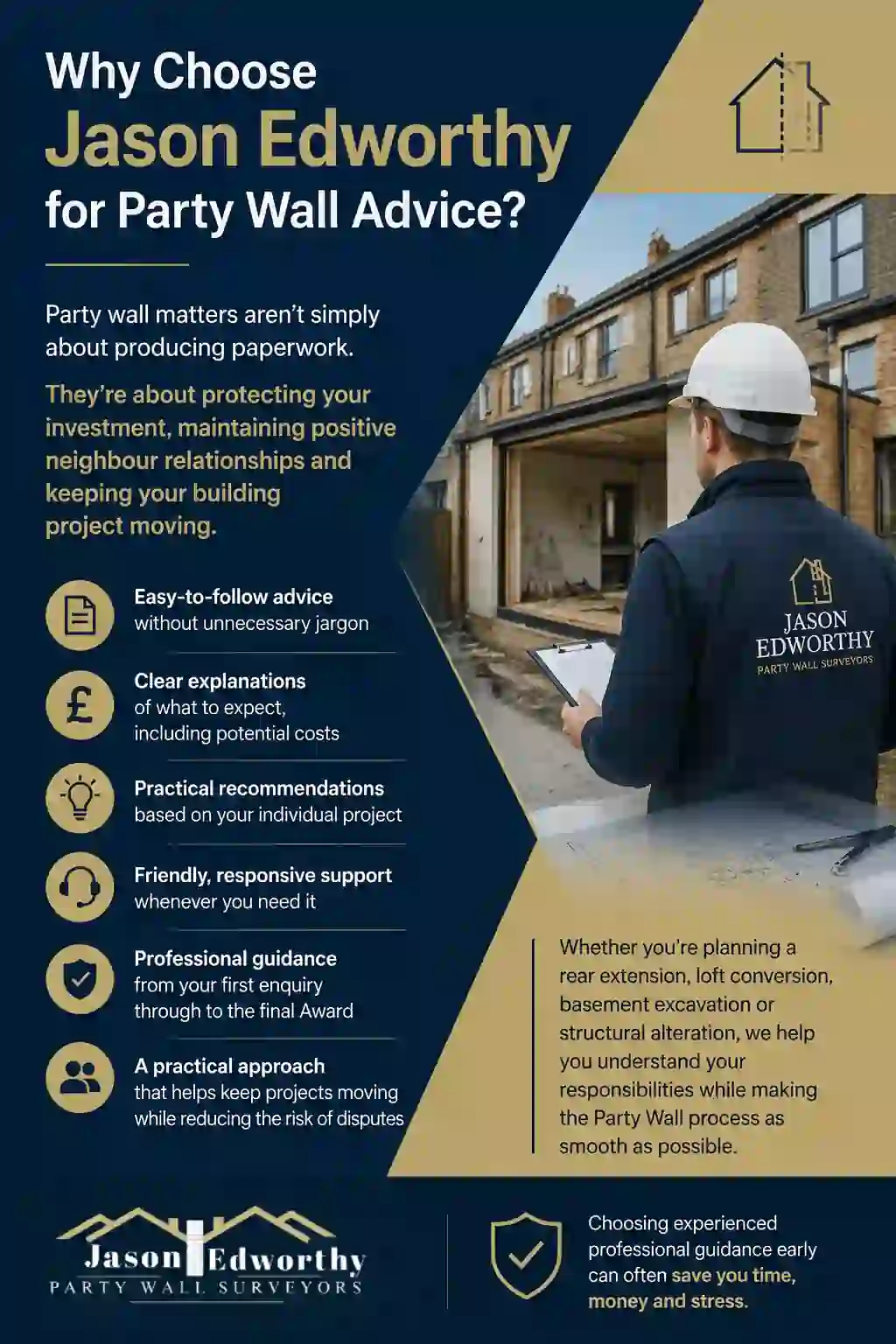 Why Choose Jason Edworthy for Party Wall Advice Tadley?
